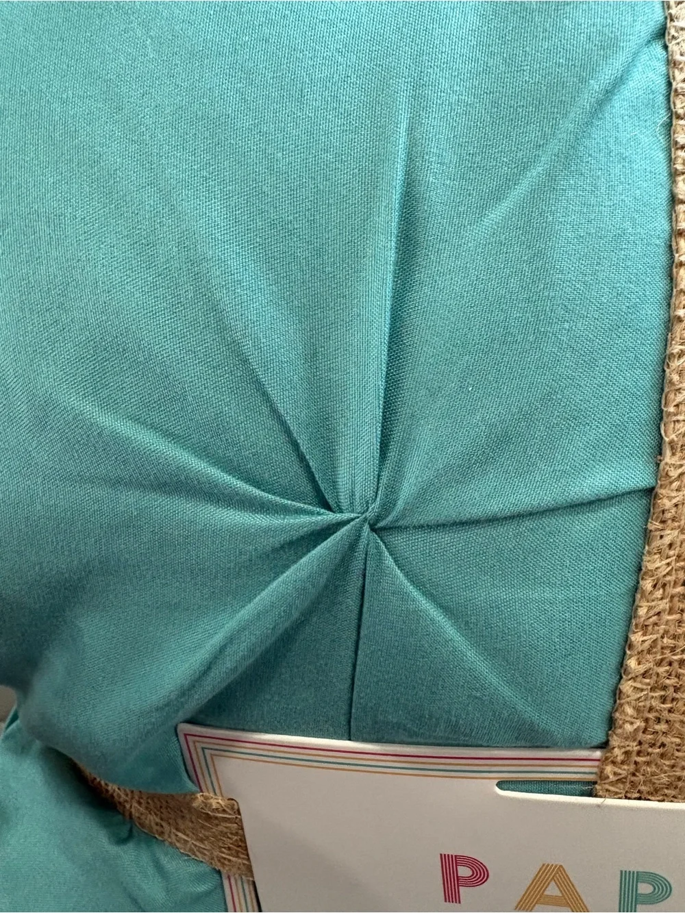 NEW Papier Twin Luxury Decorative Comforter - Teal- down alternative